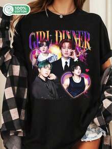 Women T-Shirts - Black - View 1