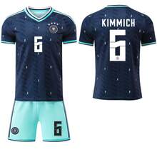 27 Germany Men's Football Shirt, Number 8 Kroos, Number 7 Havertz, Number 10 Musiala - Wearing Socks On the 19th - View 8