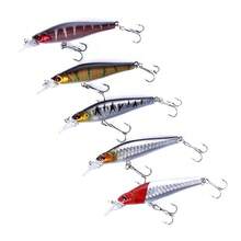 5入 8cm 8.5g 逼真釣魚路亞餌，潛水深度 0.5-2m，硬餌路亞適合鱸魚、黑魚及其他魚類 - 彩色 - 查看 9