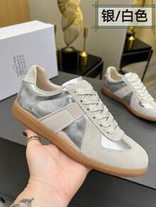 Women Field Sport Shoes - Silver/White - View 2