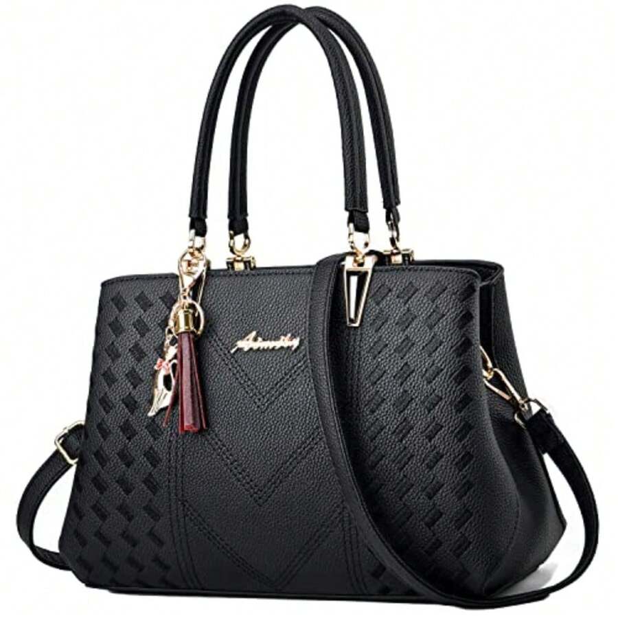 ALARION Womens Purses And Handbags Shoulder Bag Ladies Designer Satchel Messenger Tote Bag - 1-ablack S - View 1