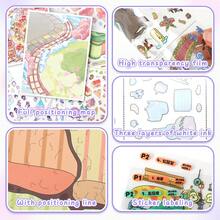 New Large Scene Stickers, Adult Landscape Stickers, House Stickers, Miniature Scene Stickers, Landscape Stickers, Scenery Stickers, Manual Stickers, Reusable, Multiple Sizes Available - A - View 6