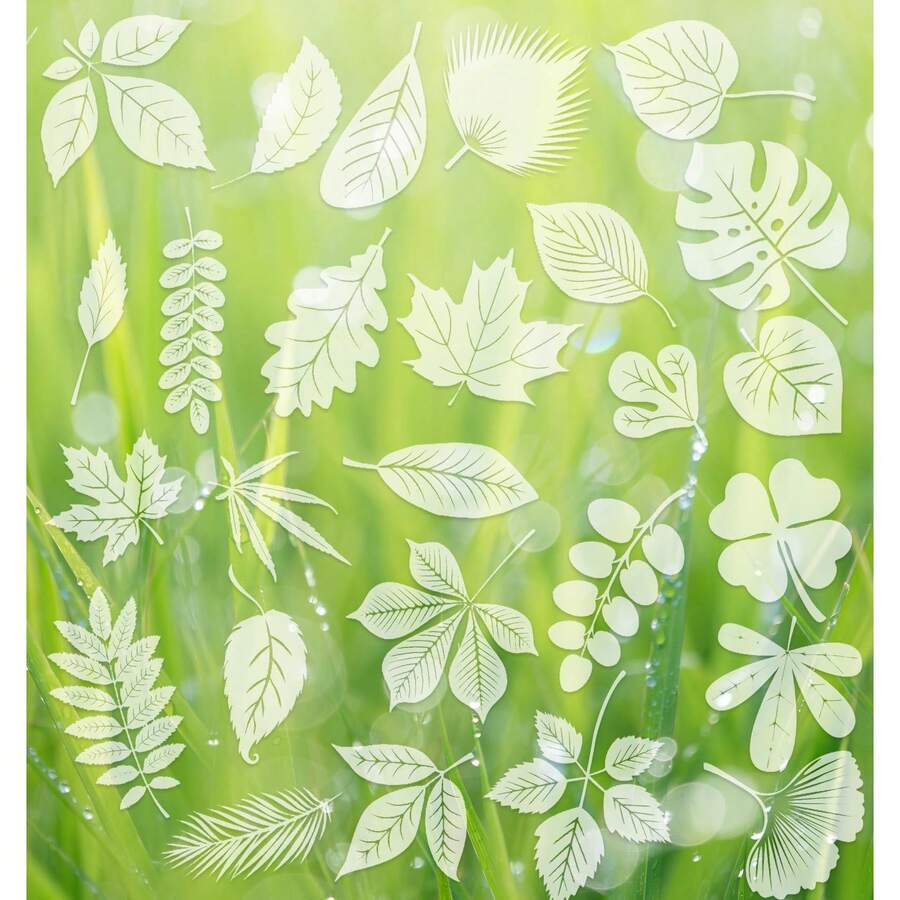 SHAWULA Window Clings For Birds, 26 Pcs Window Decals To Prevent Bird Strikes - Multicolor - View 1