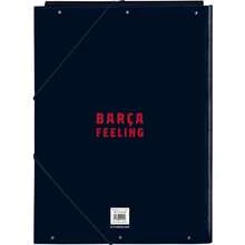 | Folder Folio FC Barcelona Corporate 3 Flaps, Hard Covered, Closure With Elastic Bands, School Organizer With 3 Internal Flaps, Official License - Folder (3) - View 3
