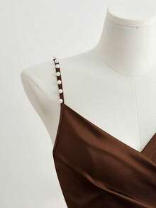 Women Midi Dresses - Brown - View 5