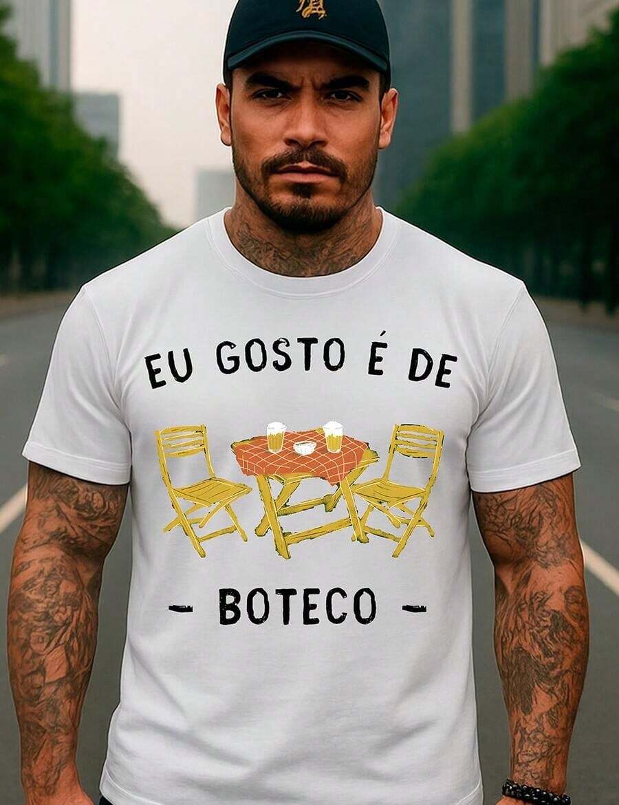 "I Like Football" Meme T-Shirt, Brazilian College Style, Exclusive Print, Versatile And Modern Design, Comfortable, Durable, And Stylish. 100% Cotton, Unisex, Plus Sizes, Casual T-Shirt For Men And Women, Streetwear, Casual Wear. Immediate Shipping. - 白色 - 查看 1