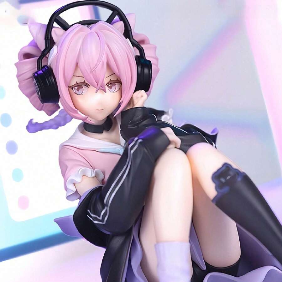 1pc Anime Fan Collectible Display Figurine, Home/Office Decor - Perfect Gift For Japanese Anime Lovers - Compatible With Anime Photography Backgrounds - Cute Pose, Exquisite Costume And Vivid Expression - Handmade Anime Style Figurine - Multicolor - View 1