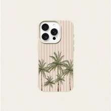 Fashionable Printed Cell Phone Case 20261pc, Vacation Style, TPU Material, Summer Coconut Tree Design, Compatible With Phones, Spring Gift, International Version, Not The National Version - White 7 - View 5