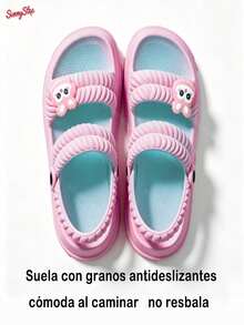 Kids Fashion Slippers - Pink - View 3