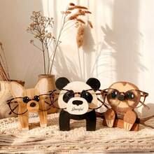 個性化木製動物眼鏡架，雕刻桌面裝飾，母親節禮物木製眼鏡架，家居裝飾，眼鏡展示架，動物眼鏡架，獨特禮物創意，動物桌面伴侶，可愛桌面裝飾，寵物愛好者禮物，喬遷禮物，女性禮物，情人節禮物，眼鏡架，獨特禮物 - 彩色 - 查看 5