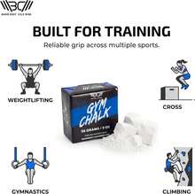 WARM BODY COLD MIND Sport Chalk Block - Gym Chalk For Weightlifting - Moisture-Absorbing Magnesium Carbonate - Gymnastics Hand Grip - ColorA - View 3