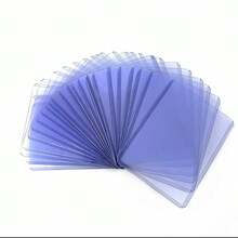3/5/10/20/25/30/50/100Count 35Pt Topload Holders For Cards,Baseball Card Protectors, Made Of Hard Plastic,7.6x10.2cm Rigid Plastic Card Sleeves, Baseball Card Protectors Made Of Hard Plastic, Suitable For Baseball Cards, Game Cards, Trading Cards - Multicolor - View 5