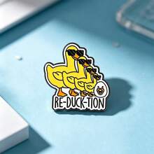 RE-DUCK-TION 珐琅胸针 时尚装饰胸针 领针 包包徽章 珠宝礼品 - 彩色 - 查看 3
