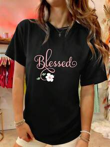 Women T-Shirts - Black - View 1
