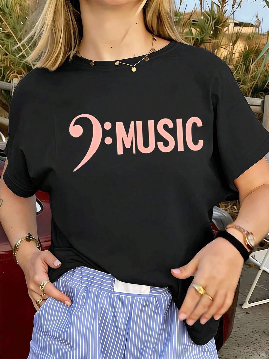 Women T-Shirts - Black - View 1