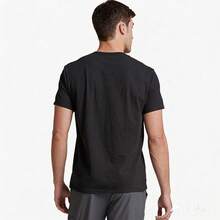 Short-Sleeved T-Shirt With Bachelor Party Print, Ideal For Wearing To Parties, Events, The Beach, Nights Out At Bars, Regular Fit, Casual Style, Comfortable And Breathable. - 黑色 - 查看 2