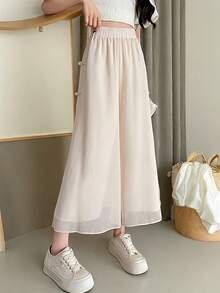 Women Pants - Apricot - View 3