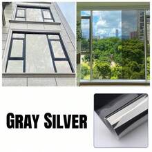 30/60cm Sunscreen And Heat-Insulating Glass Sticker, One-Way See Through Privacy Window Film, Electrostatic Adsorption Window Sticker, Home Office Bathroom Window Sunshade Film - Multicolor - View 10