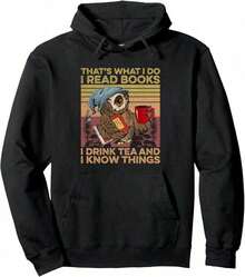 Book Nerd Compatible, Fun Gift For Readers, Book Lovers, Men And Women, Hoodie. - 黑色 24 - 查看 7