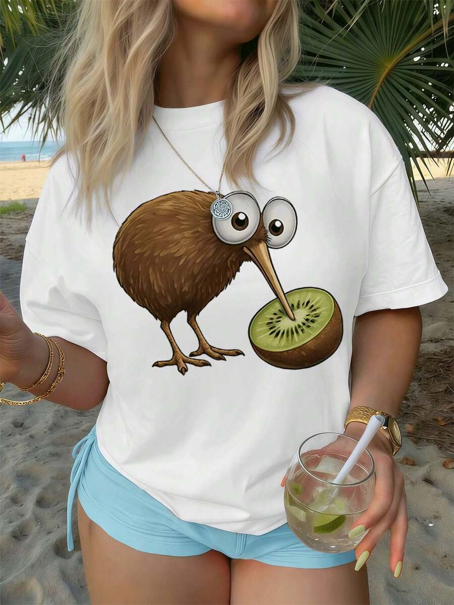 Women T-Shirts - White - View 1