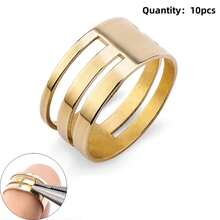 1-10pcs Metal Ring Opener Brass Split Rings Open/Close Jewelry Making DIY Ring Assist Tool - Brass Rings - View 8