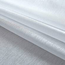 Semi-Sheer Curtains With Grommets For Installation On Standard Rods. The Fine, Airy Fabric Lets In Soft Light, Protects Privacy, And Complements A Variety Of Decorating Styles In Bedrooms And Living Rooms. - Putih - View 4