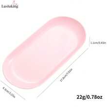 LUSLUKING 1pc Plastic Professional Nail Technician Tray - Bathroom Vanity Jewelry Storage Box, Multi-Functional Storage Solution For Cosmetics, Rings And Nail Tools - Multicolor - View 5