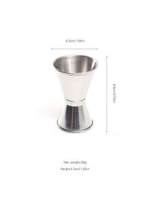 Brodark Cốc đong rượu hai đầu bằng thép không gỉ, cốc đong chuyên nghiệp dành cho người pha chế với vạch chia chính xác, nâng tầm trải nghiệm pha chế tại nhà với các loại trái cây trang trí. - Xem 4