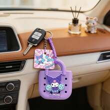 MINISO Sanrio Cartoon Keychain Collection,Cute & Colorful Bag Accessories, Durable Soft Material, Playful Design, Multiple Variants Available - Style 5 - View 4