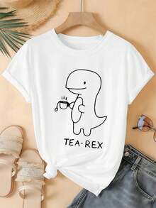 Women T-Shirts - White - View 2