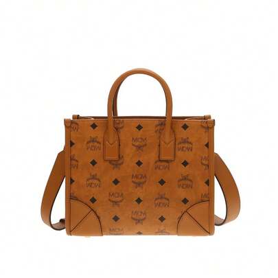  Mcm Munchen Series Classic Patterns Women's Shoulder Handbag MWTCABO07CO001