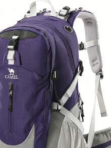 CAMEL CROWN Professional Outdoor Hiking Backpack, Men's Large Capacity Travel Backpack, Women's Hiking Sports Climbing Backpack - Aurora Purple - View 4