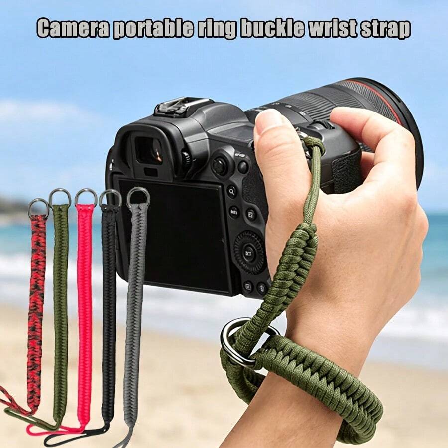 Portable Camera Wrist Strap With Buckle For And Cameras, Woven Anti-Drop Strap - View 1