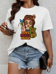 Women T-Shirts - White - View 1