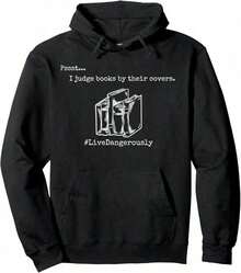 Book Nerd Compatible, Fun Gift For Readers, Book Lovers, Men And Women, Hoodie. - 黑色 8 - 查看 1