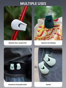 Multi-Functional Lure Rod Clamp, Versatile Storage Organizer, Applicable For Rod Fixing, Rod Protection, Bait Sealing, Backpack Strap, Clothing Pocket, Etc. Fishing Rod Protective Cover - A - View 2