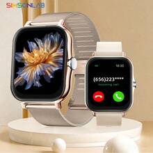 1.83" High-Definition Touch Screen Smart Watch With Silicone Strap, 2 Straps Included, Bluetooth Calling, Message Notification, Calorie, Sports Tracker, Stopwatch, Weather Forecast, Music Control, Multi-Functional Smartwatch For Android/IOS Phones - Multicolor - View 13