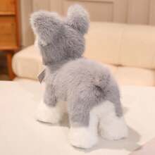 30cm Realistic Plush Schnauzer Dog Stuffed Animal Doll, Soft Doll Companion, Bedroom Decor, Birthday Gift - 30 Centimeters - View 3