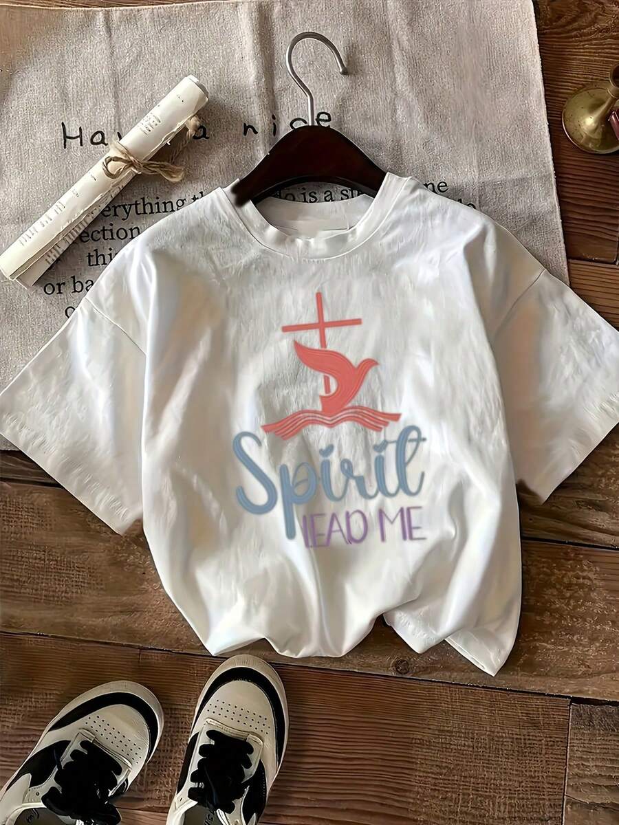 2026 Dam Kortärmad T-shirt, 100% Bomull, Streetwear, Casual Damkläder, Bekväm, Sommar, Topp, Hem, Strandsemester Måste-Have - Vitt - Visa 1