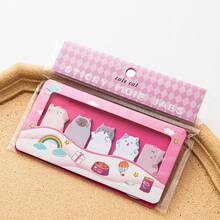 1pcCute Cartoon Thumb Sticky Notes, High Aesthetic Self-Adhesive Memo Pads, Page Marker Index Labels, Easy To Write, Convenient For Page Marking, Reading Classification And Key Reminder - Multicolor - View 16