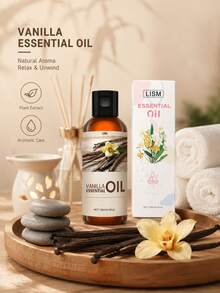 100ml/3.4 Fl Oz, 30ml/1.01 Fl Oz Vanilla Scented Essential Oil - Fresh And Elegant Vanilla Fragrance, Long-Lasting And . Suitable For Aroma Diffusers, Candle Making, Car Fragrance, And All Occasions. Great Gift Item. - one-size - View 4