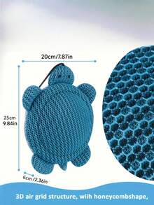 1件水垢吸收器 成人增強器 可重複使用海龜海綿與SPA海綿，用於清潔與維護水質 - 彩色 - 查看 4