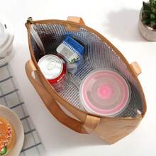 Túi đựng cơm trưa cách nhiệt, hộp cơm trưa dã ngoại gấp gọn. - Nhiều màu - Xem 5