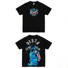 Ropa nueva de moda. Playera unisex oversized negra con temática de lucha libre mexicana, diseño de PENTA CERO MIEDO. Camiseta 100% algodón, serigrafía de alta calidad, ideal para fanáticos del deport y estilo urbano. - Blanco - Ver 3