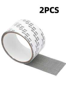 Self-Adhesive Fiberglass Window Screen Repair Tape, Waterproof Mosquito Net Hole Patch, Dorm Door/Curtain Screen Repair Strong Adhesive, Suitable For Fabric, Anti-Tear Insect Screen Repair - A - View 12