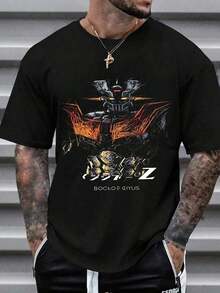 Camiseta Hombre, Mazinger Z, mecha, anime, robot, coleccionista, otaku, cotidiano,playera de hombre,ropa de hombre,playeras,parejas,envio nacional,regalo para hombre,oversize hombre. - Blanco - Ver 7