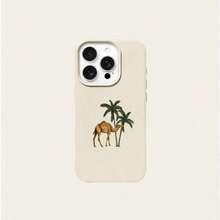 Fashionable Printed Cell Phone Case 20261pc, Vacation Style, TPU Material, Summer Coconut Tree Design, Compatible With Phones, Spring Gift, International Version, Not The National Version - White 9 - View 5