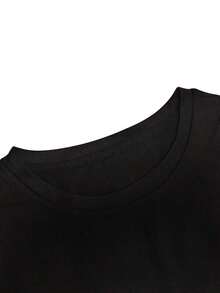 Camiseta de Moda Vintage para Hombre con Cuello Redondo y Mangas Cortas - Blanco - Ver 8