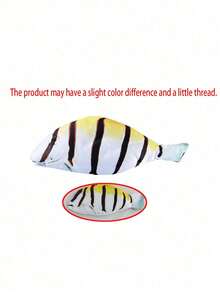 1pc Fish Shaped Creative Stationery Organizer Pouch & Pencil Case, With Hidden Zipper, Fun Storage Bag Gift, Suitable For Students Back To School - Multicolor - View 16