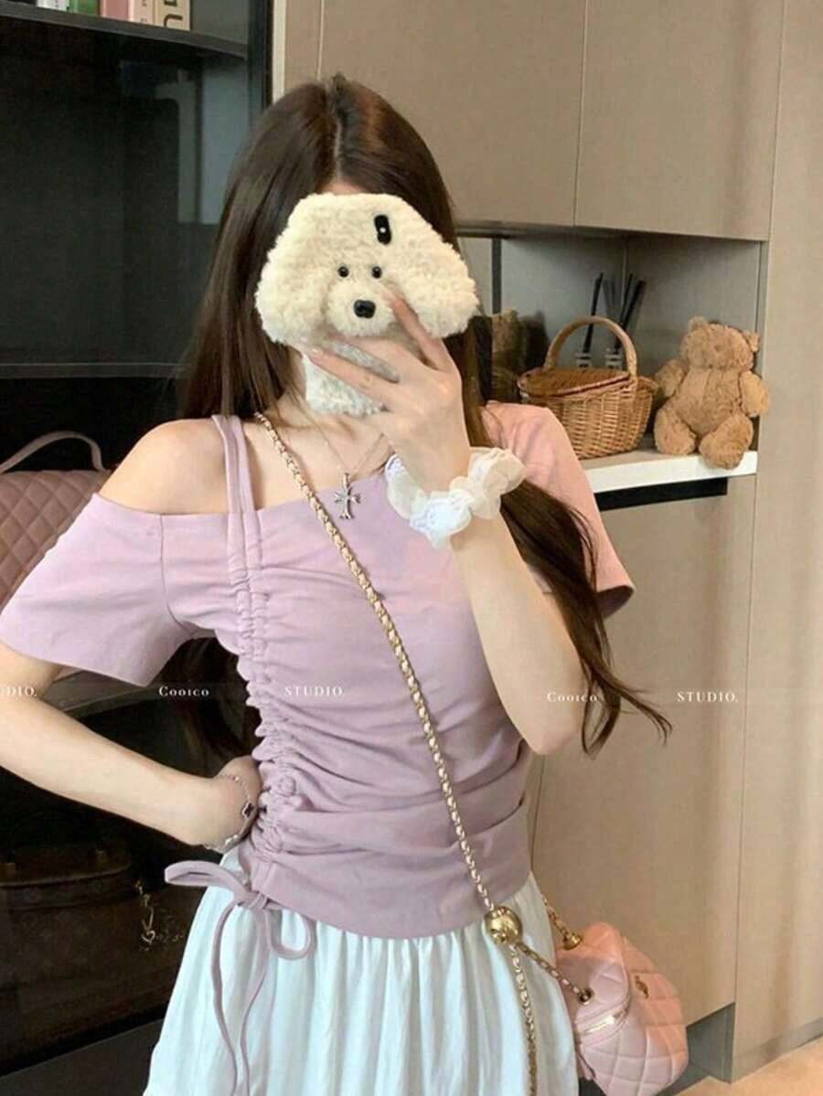 Women Tops - Purple - View 1